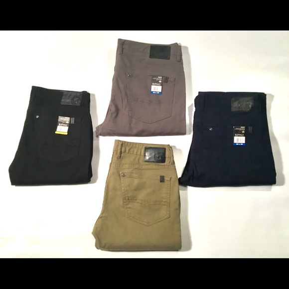 NEW MENS BUFFALO BRAND TAN COLORED DENIM JEANS - Picture 3 of 3